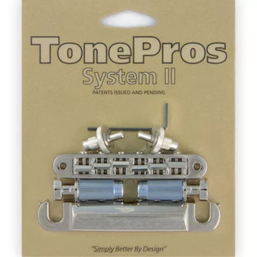 NEW TonePros LPS02-N Nashville Complete Bridge & Tailpiece Set - NICKEL