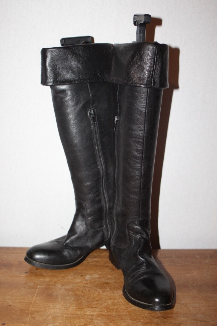 FREEFLEX LEATHER KNEE HIGH BOOT BUSINESS PARTY CASUAL SIZE EU 35
