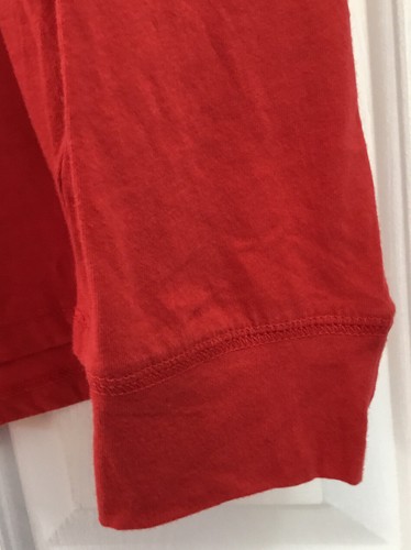 Houston Rockets NBA New Era Shirt Womens XL Red Long Sleeve V-Neck T-Shirt - Picture 4 of 9