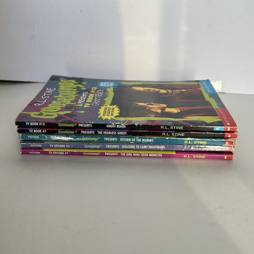 Goosebumps R.L. Stine Presents TV Books #1, #3-4,#7, #13 Lot of 5 - Picture 2 of 13