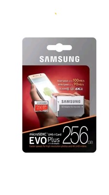 Original Samsung Micro SDXC 256GB  Class 10 EVO Plus 4K S.Kart(inkl. SDAdapter)