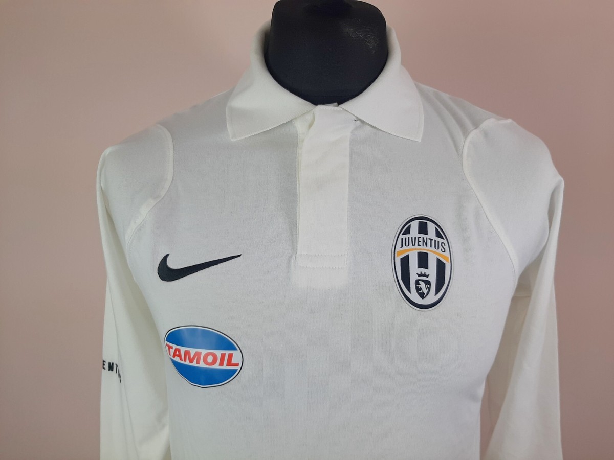 BNWOT Juventus NIKE Long Sleeve Polo Shirt Men's Size S