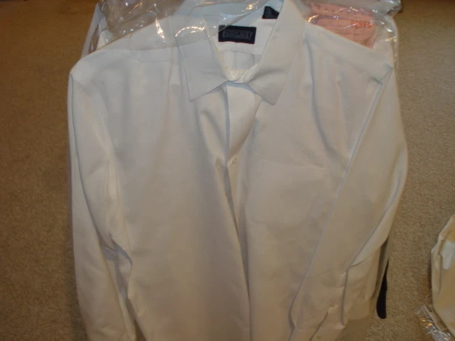 Lands end mens white dress shirts hotsell