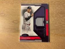 2024 Topps Tier One Baseball Carlos Correa Relic Patch Purple 45/149 SP Twins