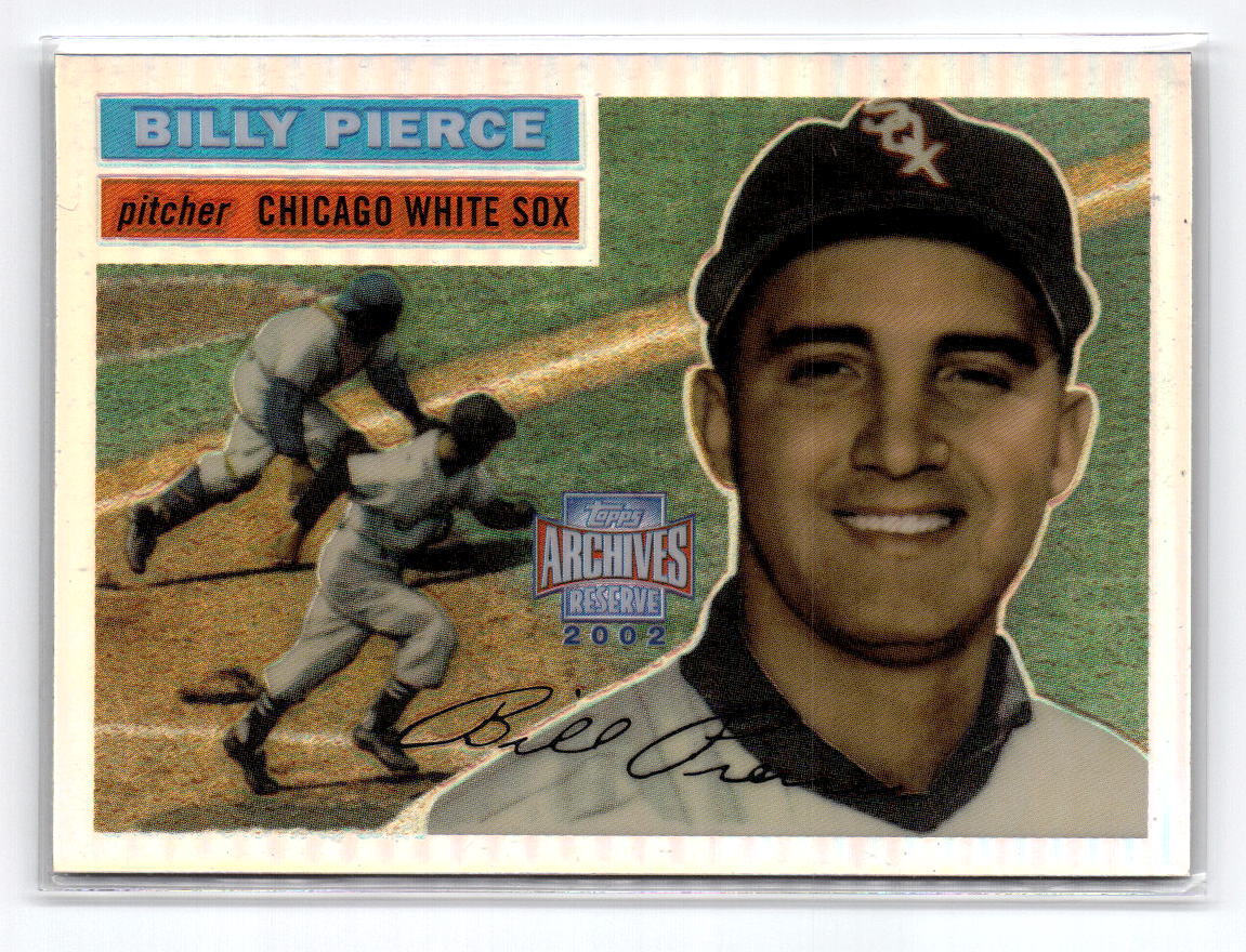2002 Topps Archives Reserve Billy Pierce 74 Refractor Chicago White Sox