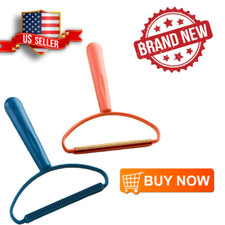 2-Piece Double-Sided Lint Remover - Reusable Fuzz Shaver Clothes Lint Roller Set