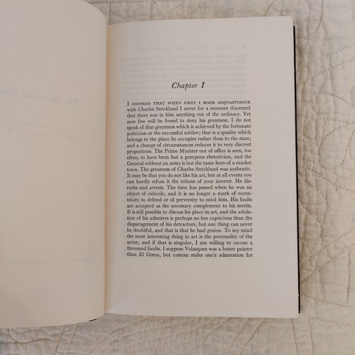 Rare 1919 Antique "The Moon and Sixpence" By W. Somerset Maugham Hardcover - Foto 5 di 24