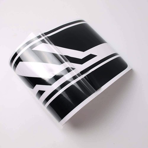 2X Racing Stripe Sport Side Fender Skirt Decal Car Sticker Exterior Accessories - Picture 10 of 13