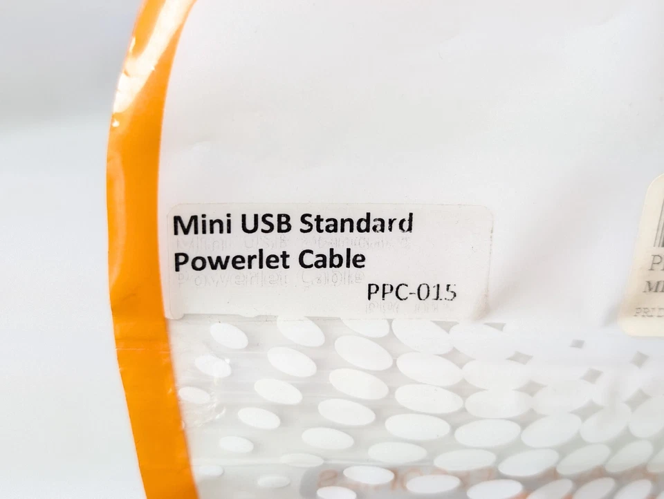 Powerlet PPC-015 Powerlet Standard to Mini USB Charging Cable w/ Right Angle - Image 3 of 4