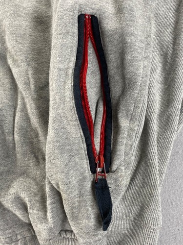 Vintage Fubu Athletics Full Zip Hoodie Sweatshirt 05 Men’s XXXL Black Gray READ - Picture 9 of 24
