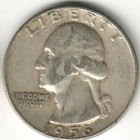 USA - 1956P - Washington ¼ $ - Silver Eagle - no mint mark - #11548RG