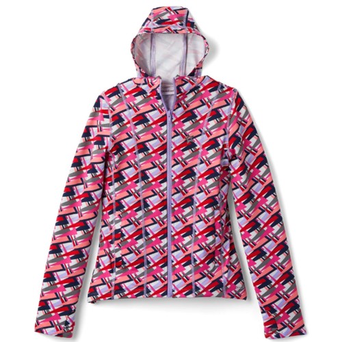 American Girl Pink Girls Feeling Fierce Hooded Full Zip Jacket Coat Size S (7-8) - Picture 3 of 11