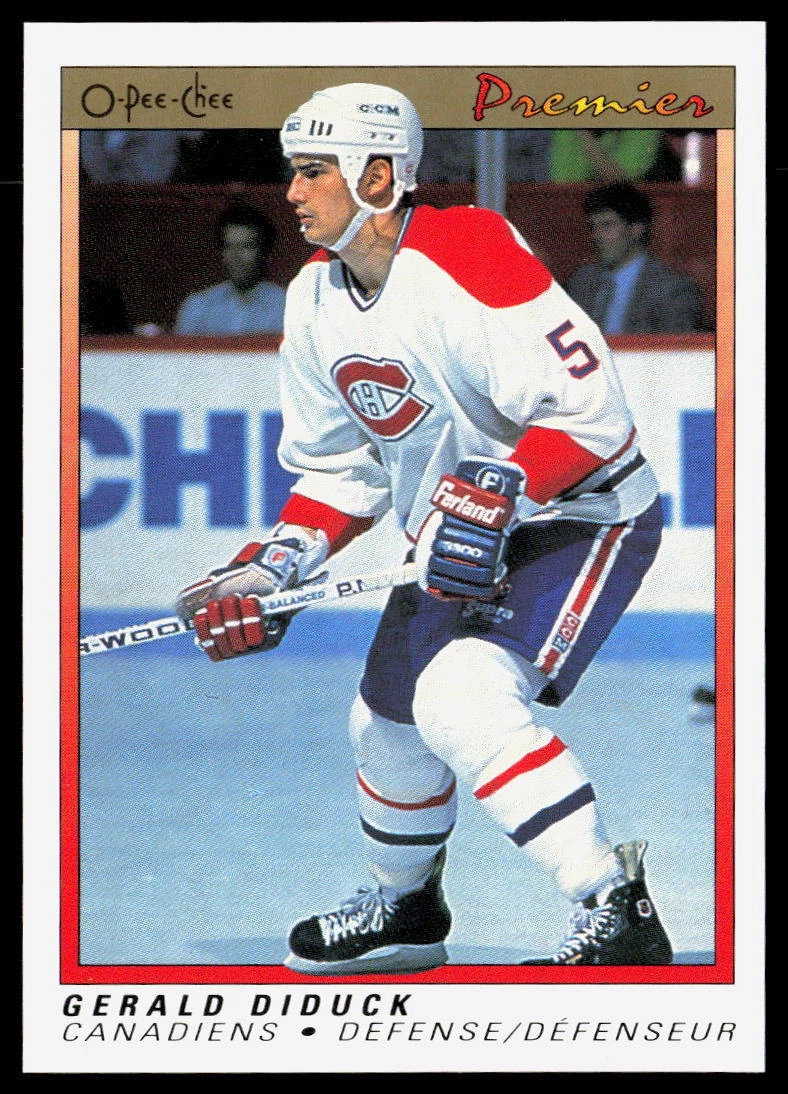 Gerald Diduck 1990-91 O-Pee-Chee Premier #22 NMT