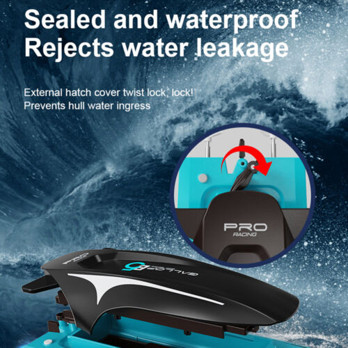 RC-Boot-Wasserspielzeug 20 Minuten Betriebszeit 80 m Kontrollabstand für See-Sch - Bild 11 von 18