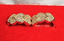 Triple Heart Hoop Earrings