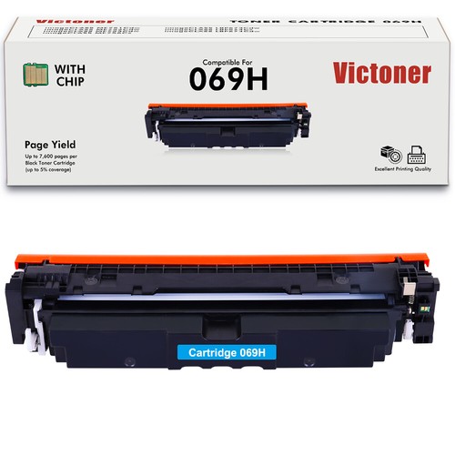 VICTONER 069H Cyan Toner Cartridge Compatible with Canon C069H 5097C001 - Imagen 1 de 7