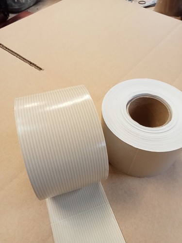 Etiqueta a rayas térmicas Bizerba/Digi/sin revestimiento 58 mm x 65 mts recubierta superior x 50 rollos - Imagen 2 de 2