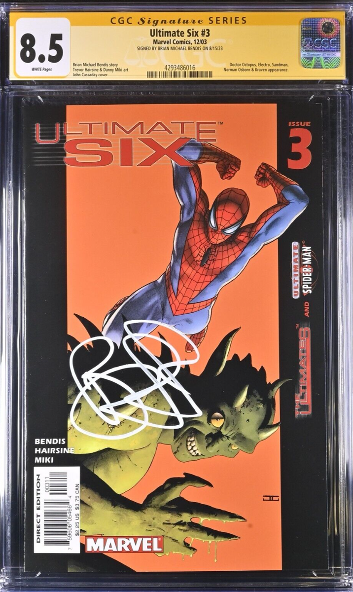 ULTIMATE SIX #3 -12/03-SIGNATURE SERIES SIGNED BY BRIAN MICHAEL