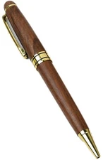 [Popular products] Oil-based oil-based ballpoint pen Wooden shaft pen (Walnut)