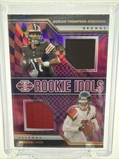 2023 Panini Illusions Rookie Idols Dorian Thompson Robinson/Michael Vick #RM-RV