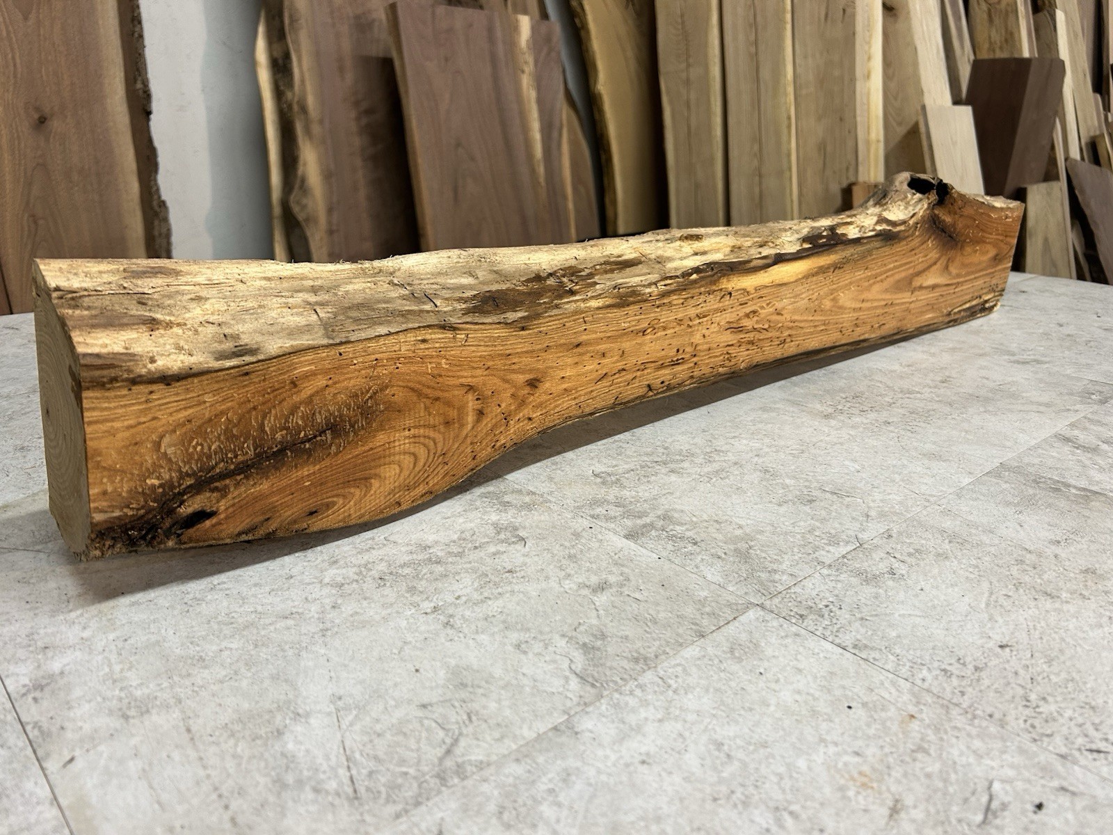 Live Edge Butternut Wood Slab/White Walnut/Kiln Dried Lumber / Turkey Call Wood