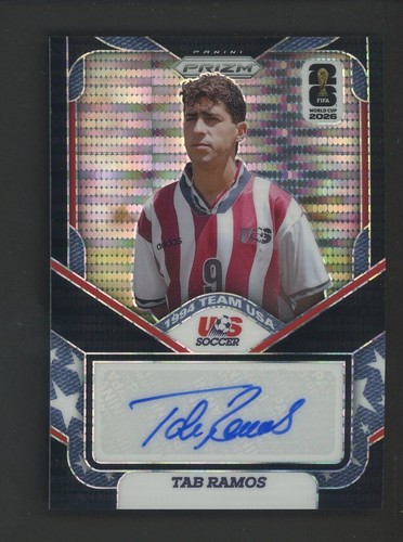 2026 Panini Black Prizm Preferred World Cup Tab Ramos 1994 Team USA AUTO 1/1