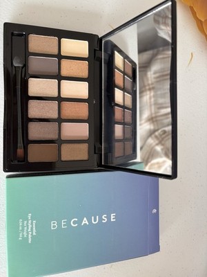 BECAUSE Essential Eye Styling Palette Neutral Browns Shimmer/Matte 0.34 oz