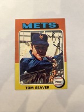 Topps 1975 Tom Seaver #370 New York Mets MLB Base Set Vintage Baseball Card