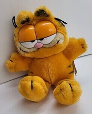 Garfield Vintage Plush Stuffed Animal By Dakin 1978 - 1981 Retro Toy 1980s 11"