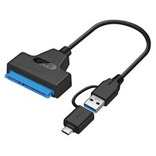 USB 3.0 USB-C Type-C Type-A Dual Connector to SATA 22 Pin SATA-22Pin 2.5inch