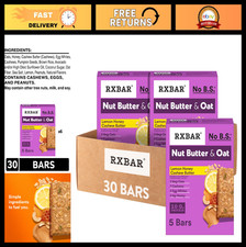 Nut Butter Oat Protein Bars - Lemon Honey Cashew, 30 Snack Bars, 6 Boxes