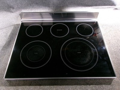 DG94-01301B Samsung Range Oven Maintop Assembly Cooktop - STAINLESS STEEL