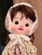1/6 BJD Doll Big Head Baby DianDian Normal Color Y9-Free Face Make UP+Free Eyes