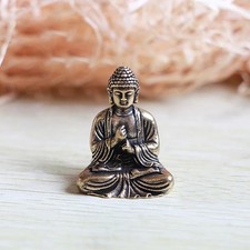Buddha Figurine Mini Statue Home Office Car Feng Shui Ornament UK