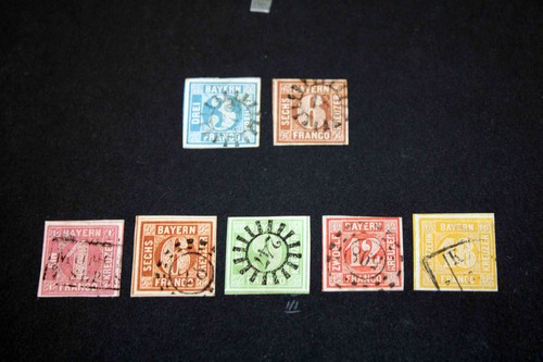 Bayern ex 1850/1920: GUTE Sammlung im Klemmbinder aus alter Nachlassauflösung