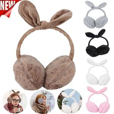 Women's Foldable Winter Cosy Fluffy Ear Muffs Warmer Super Soft Men Earflaps USA