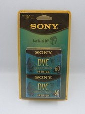 Sony DVC DVM60PRL Mini Video Cassette Tape Pack of 2
