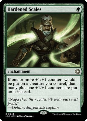 Hardened Scales R Commander: The Lost Caverns of Ixalan Enchantment 243
