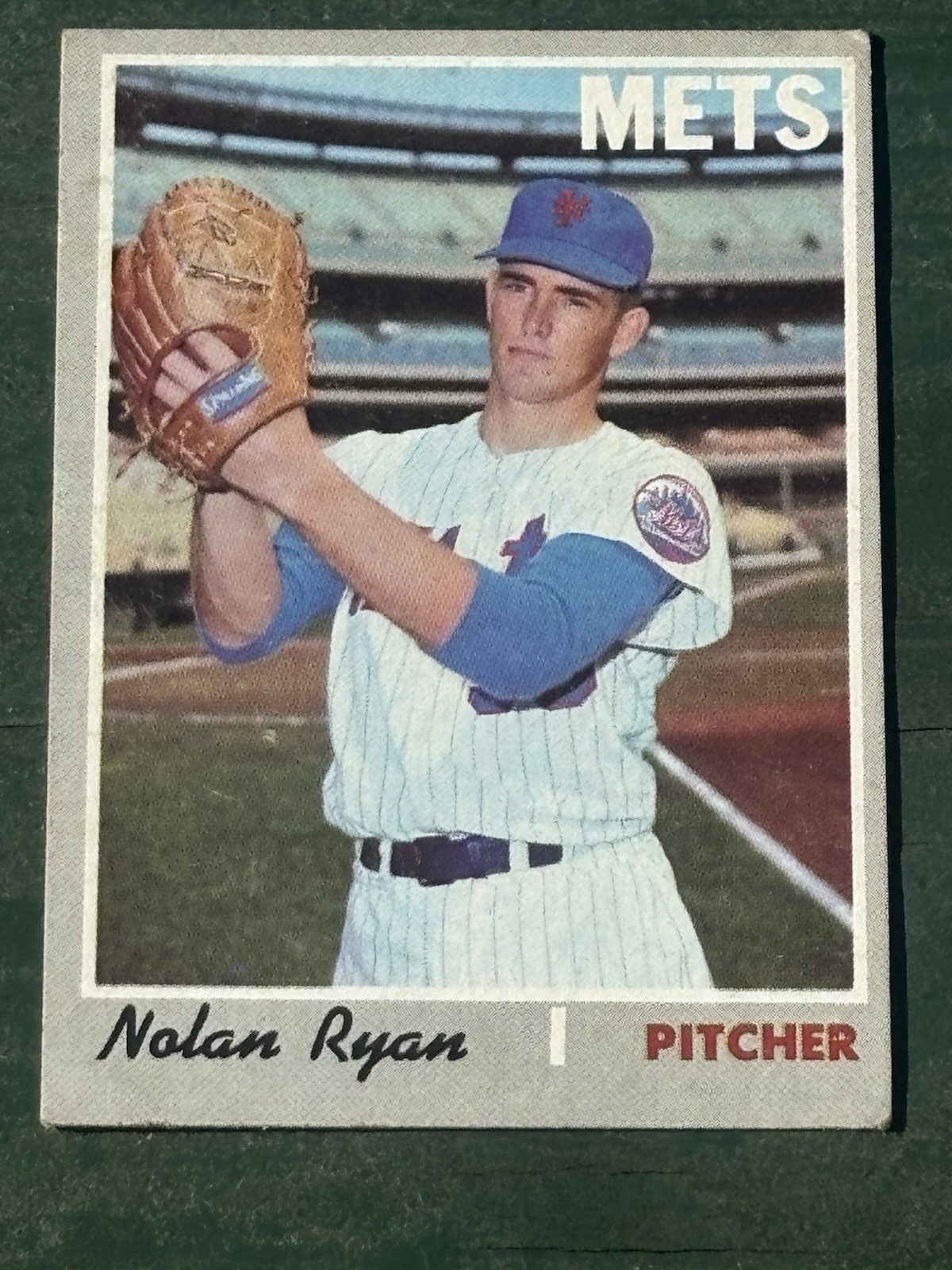 1970 Topps Baseball Card #712 Nolan Ryan VG-VGEX New York Mets