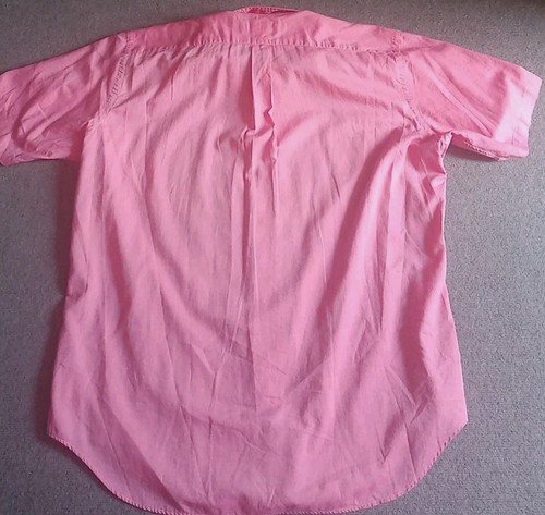 Polo Ralph Lauren Hemd Herren XLT Chambray Oxford Rosa Kurzarm Fleisch Pony - Bild 3 von 7
