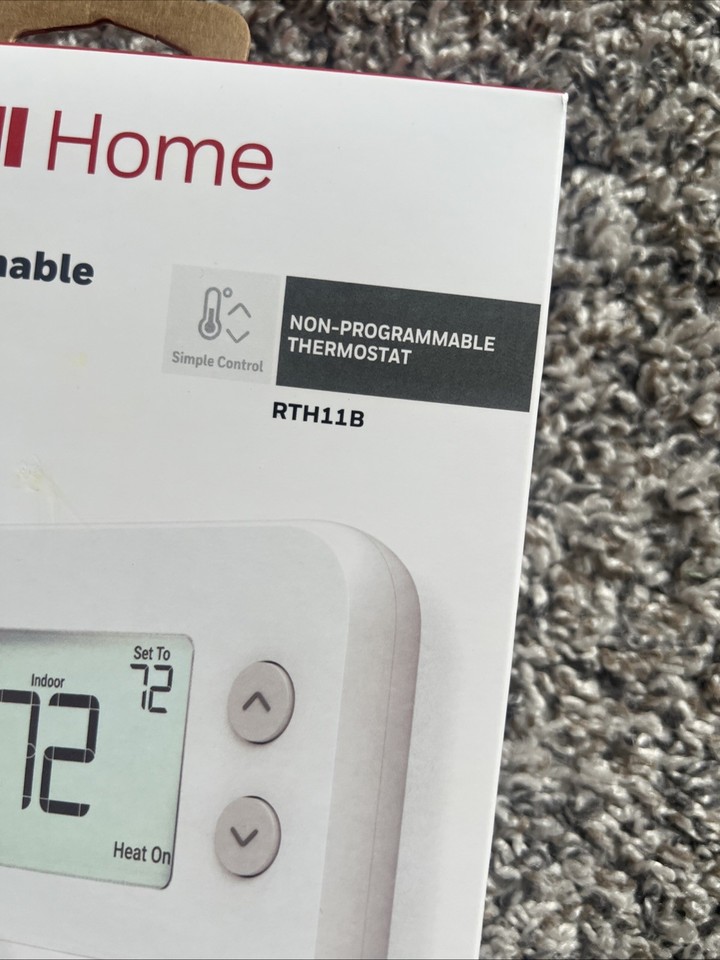 NEW HONEYWELL X1N NONPROGRAMMABLE THERMOSTAT SINGLE STAGE RTH11B HOME