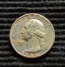 1960 George Washington Quarter 90% Silver