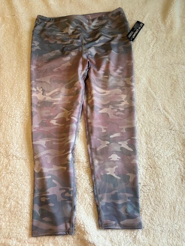 Womens Lavender Camo Leggings XL Evolution And Creation New With Tags