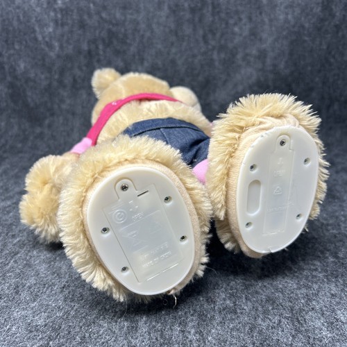 Gemmy Animated Singing Plush Bear Pink Bow Shirt 12โ Twerking Toy Shake It! - Picture 5 of 7