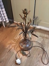 Antique Wheat Sheaf Table Lamp Please Look