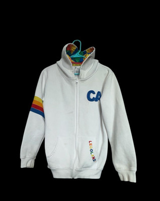 Legoland Official Licensed Zip Up Hoodie Jacket Sz Medium California Rainbow