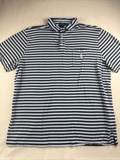 Polo Ralph Lauren Classic Fit Short Sleeve Striped Polo Shirt Pocket Men's XL