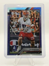 2023 Premier Lacrosse League PLL Snapshot Blue /77 #12 Tom Schreiber