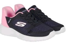 Skechers Kids' Size 12 Pink Black Swift Fit Sneaker, nwt