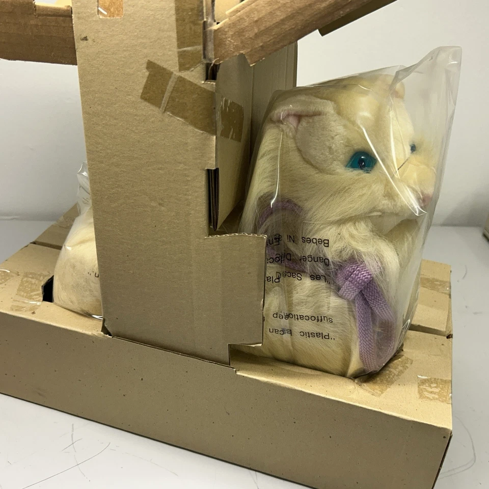 Vintage Yo-Yo My Walking Kitty Kenner 1987 Battery Operated Plush Cat NIB - Image 3 of 4